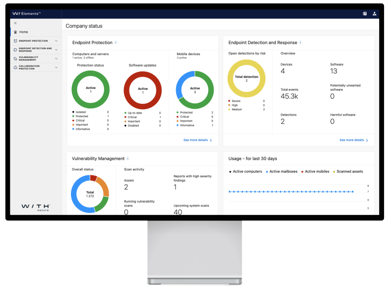 WithSecure Elements Dashboard